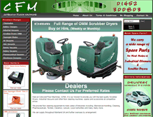 Tablet Screenshot of cfm-uk.com